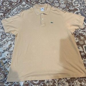 - Lacoste Short Sleeve Polo Beige XL